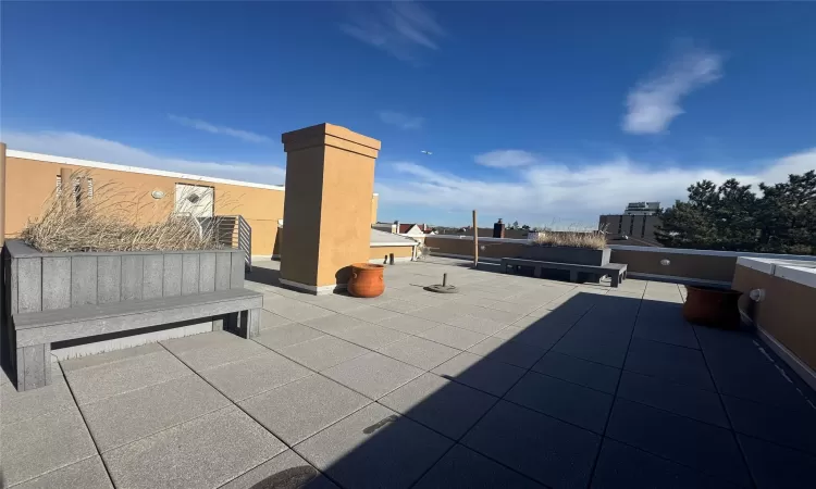 Rooftop deck