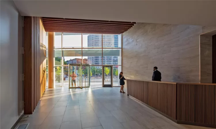 View of reception area