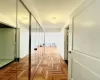 Hall featuring parquet flooring