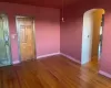 Unfurnished room with hardwood / wood-style flooring