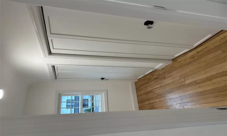 Corridor featuring light hardwood / wood-style floors