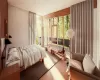 Bedroom featuring wood-type flooring