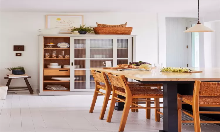 View of dining room