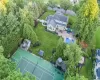 View of yard featuring a gazebo