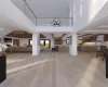 View/Rendering  of community lobby