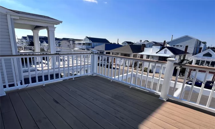 View of deck