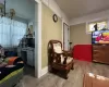 Sitting room featuring hardwood / wood-style flooring