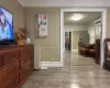 Sitting room featuring hardwood / wood-style flooring