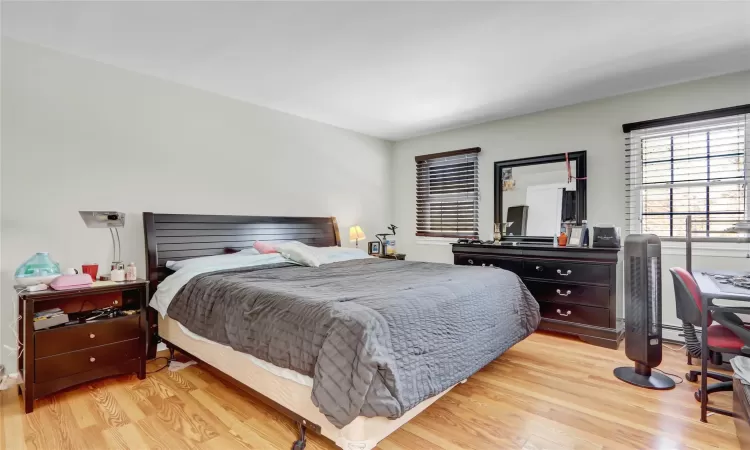 Bedroom featuring light hardwood / wood-style floors