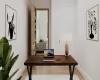 Office featuring light hardwood / wood-style floors