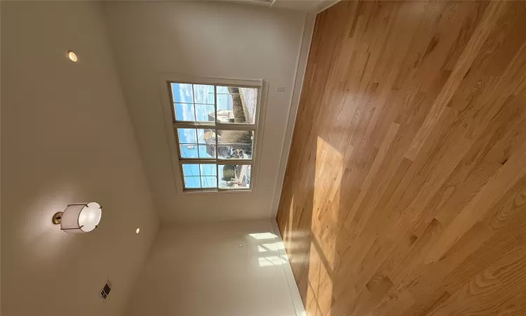 Empty room featuring light hardwood / wood-style floors