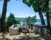 View of patio / terrace featuring a water view