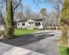 View of front facade with a front lawn