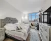 Living room with light hardwood / wood-style floors