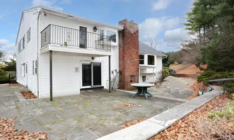 Back of house. (Balcony of the Primary Bedroom.)