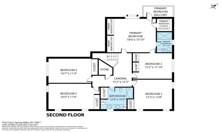 Floor plan Upstairs