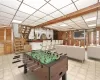 Game Room with Rec Room with Bar (Furniture Virtually Staged)