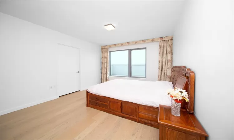 Bedroom featuring light hardwood / wood-style floors