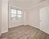 Bedroom with walk in closet