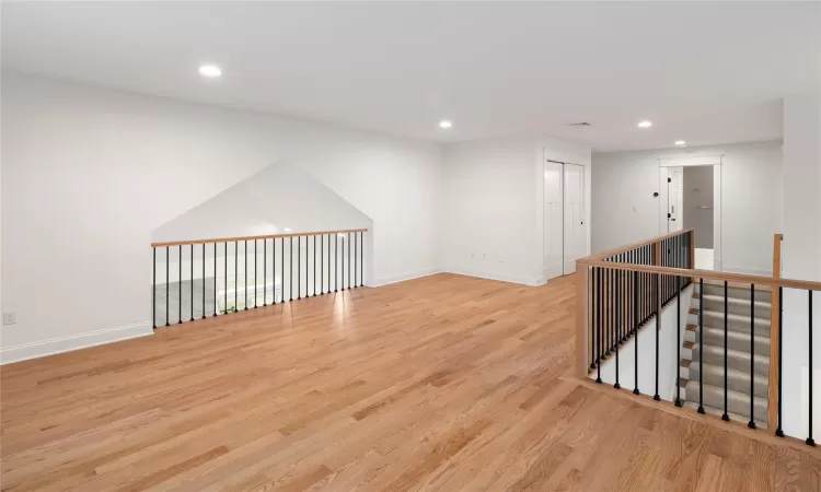 Upstairs loft area style floors