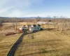 Bird's eye view featuring a mountain view and a rural view