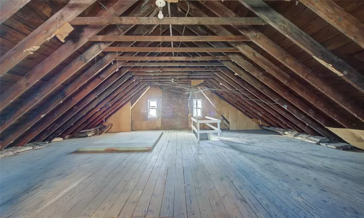 View of attic