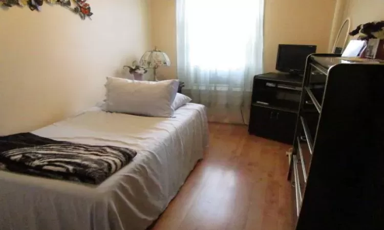 Bedroom featuring wood-type flooring