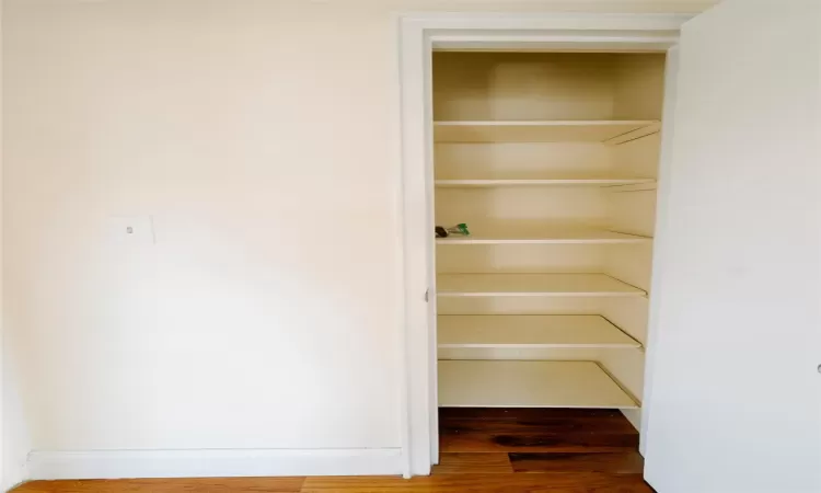 View of closet