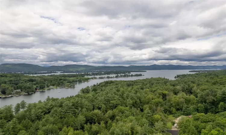 Water view featuring a mountain view