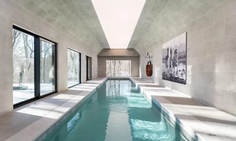 View of indoor pool