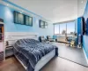 Bedroom featuring hardwood / wood-style floors