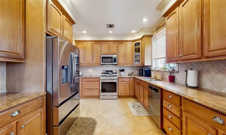 Kitchen featuring stainless steel appliances