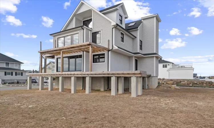 View of rear view of house