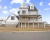 View of front of home featuring a porch