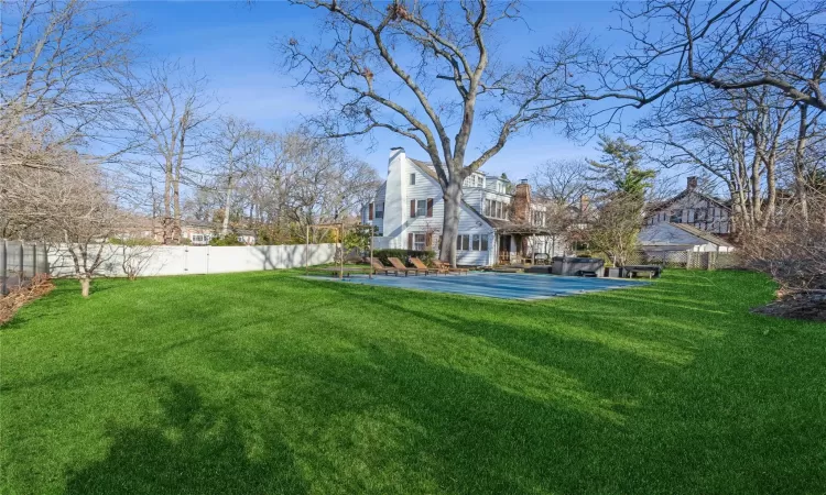 View of yard featuring a patio