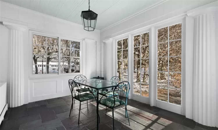 Sunroom off of kitchen