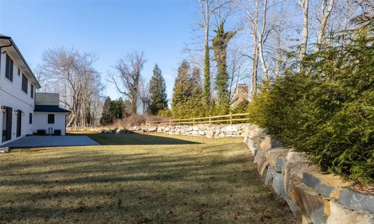 View of yard featuring a patio area