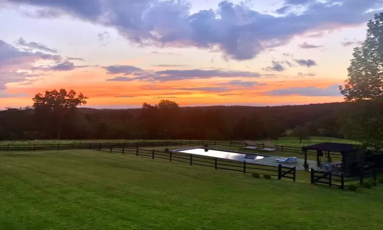 Extraordinary sunsets from the deck