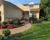 View of front facade with a front yard