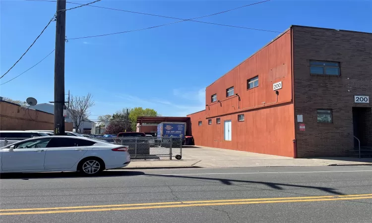 View of street and Entrance to Parking