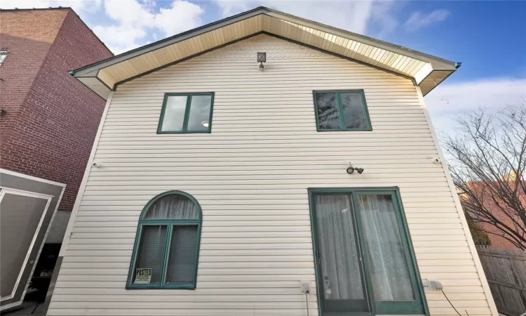 View of rear view of house