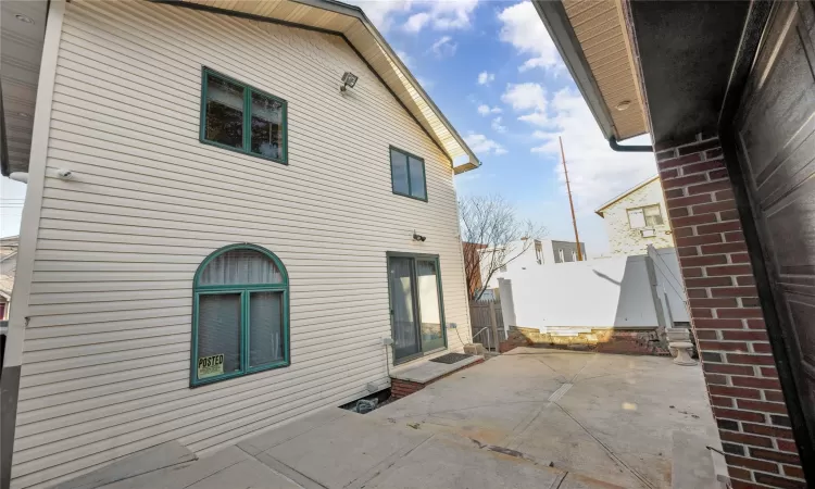 Back of house featuring a patio