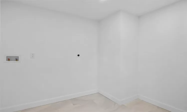 Unfurnished room featuring light hardwood / wood-style flooring