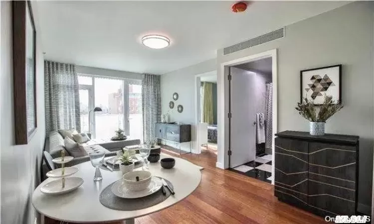 Dining room featuring dark hardwood / wood-style floors