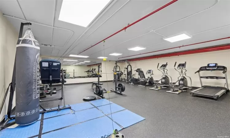 View of exercise room