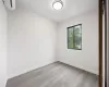 Empty room featuring light hardwood / wood-style flooring