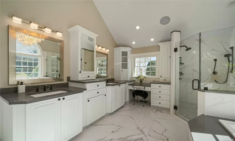 Master Bathroom with Dual Sinks