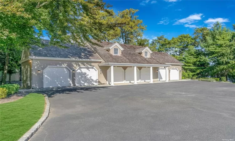 Seven-car Garage with Full Apartment Above