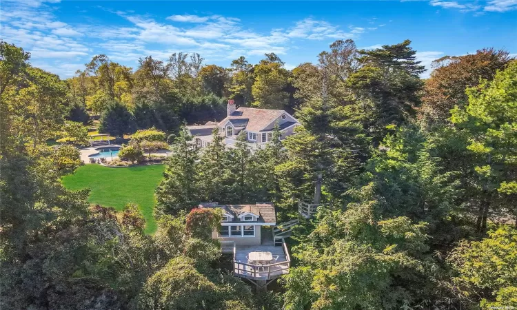 Aerial View of Treehouse