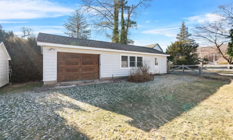 Garage exterior